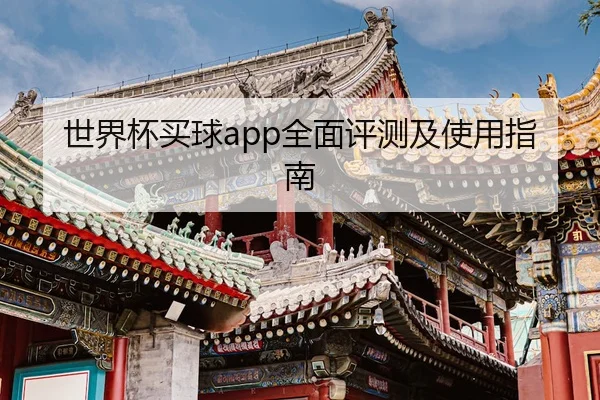 世界杯买球app全面评测及使用指南