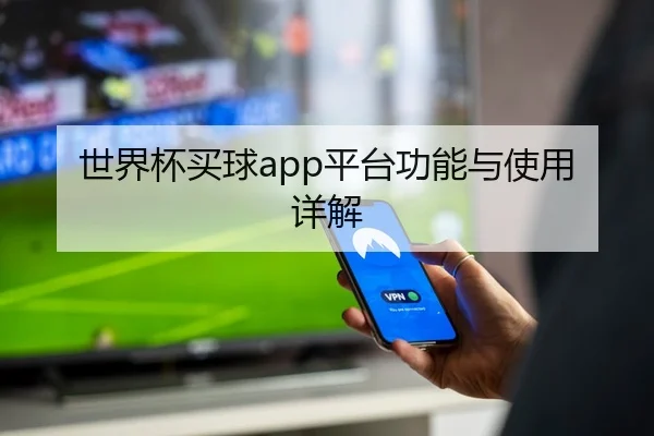 世界杯买球app平台功能与使用详解